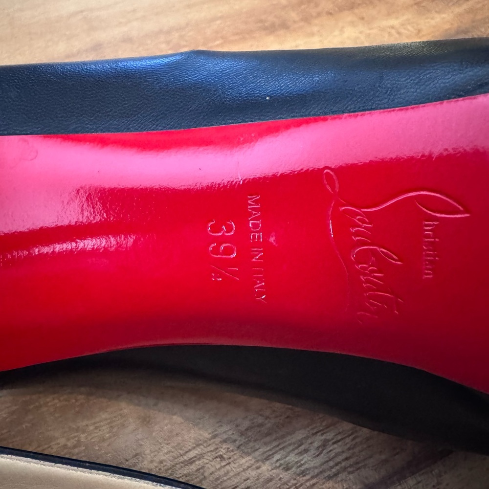 Christian Louboutin Black and Red Heels~comes with original box and bag. - Picture 5 of 6